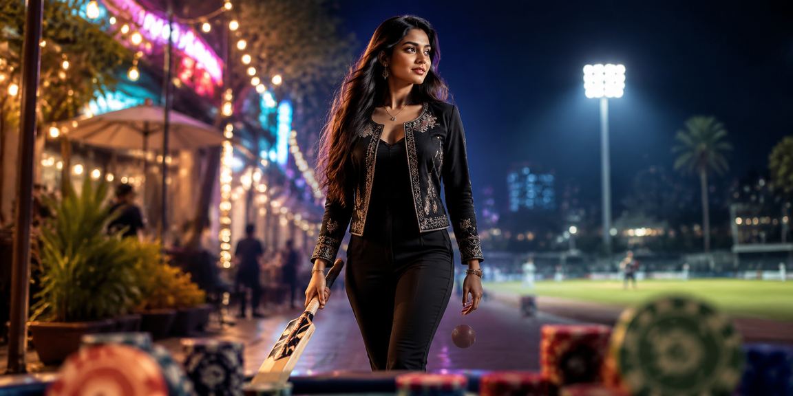 ঢাকার ক্রিকেট বাজির রাত্রিকালীন দৃশ্য